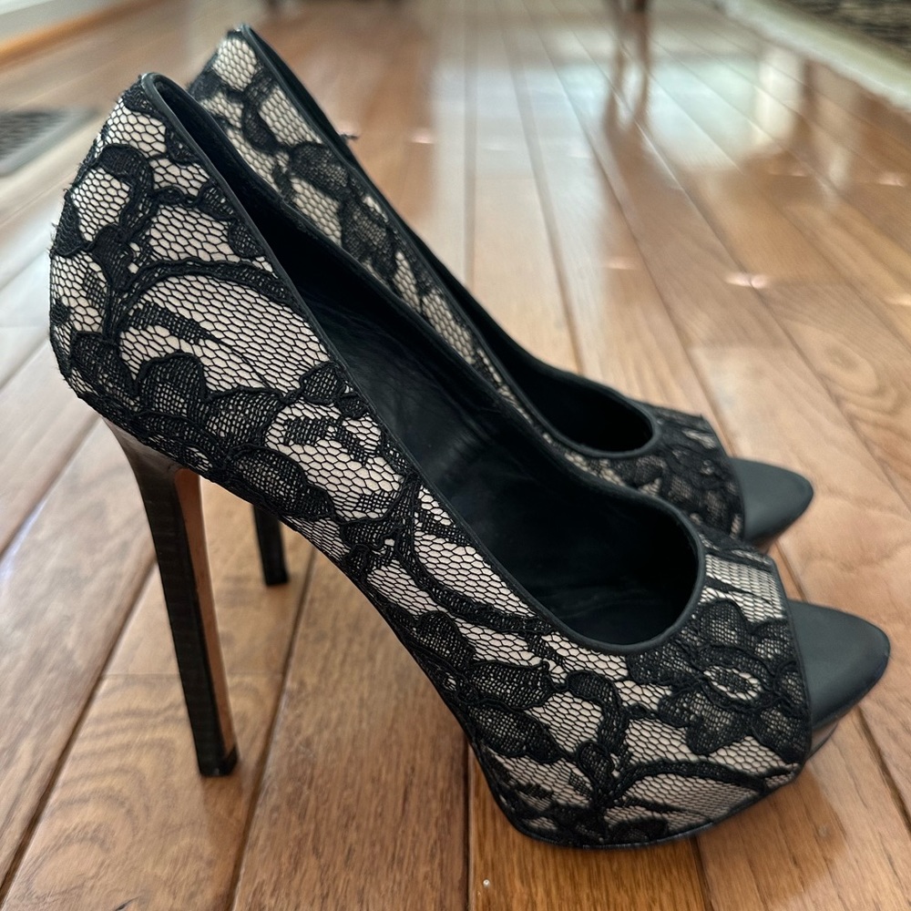 Alice + Olivia Lace Heels